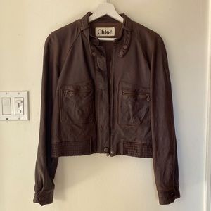 Chloe lamb leather jacket Moto S 6